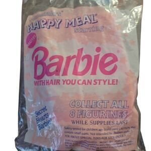 Vintage 1992 Barbie McDonalds Secret Hearts Barbie New in Package